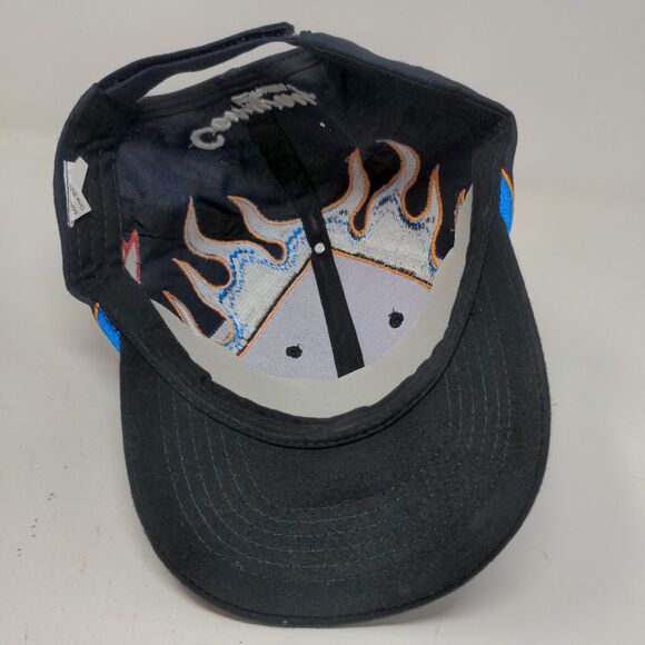 Con-Way Freight Racing Strapback Hat Blue OSFM Embroidered Flames #6 - Picture 11 of 13